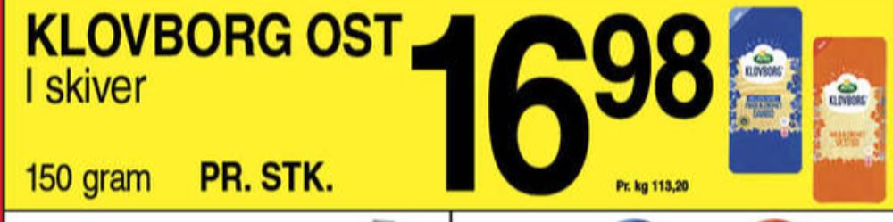 Klovborg, Skiveost Danbo Mellemlagret