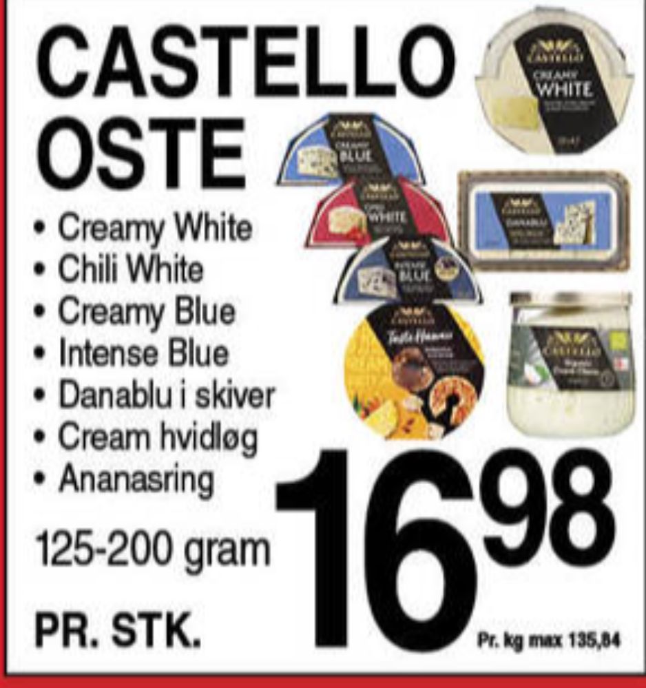 Castello, Flødeost Garlic