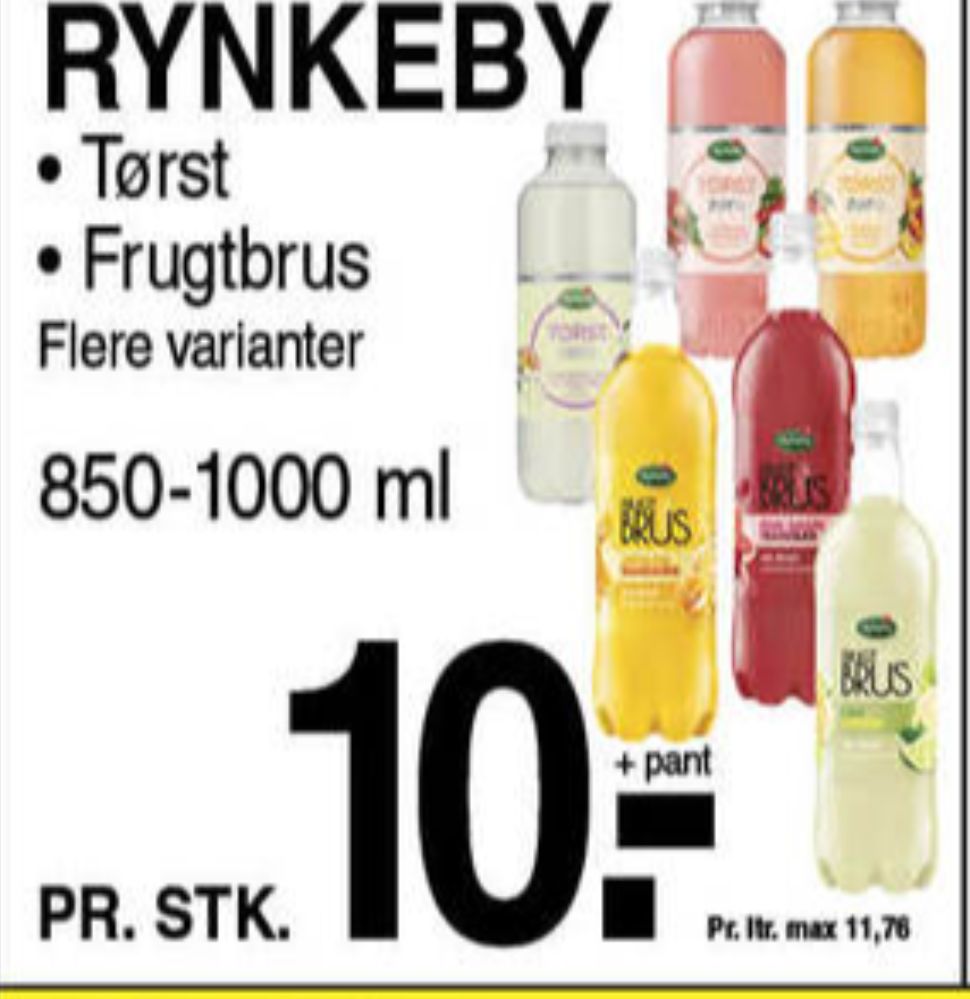 Rynkeby Tørst, Fersken & Mangodrik Zero
