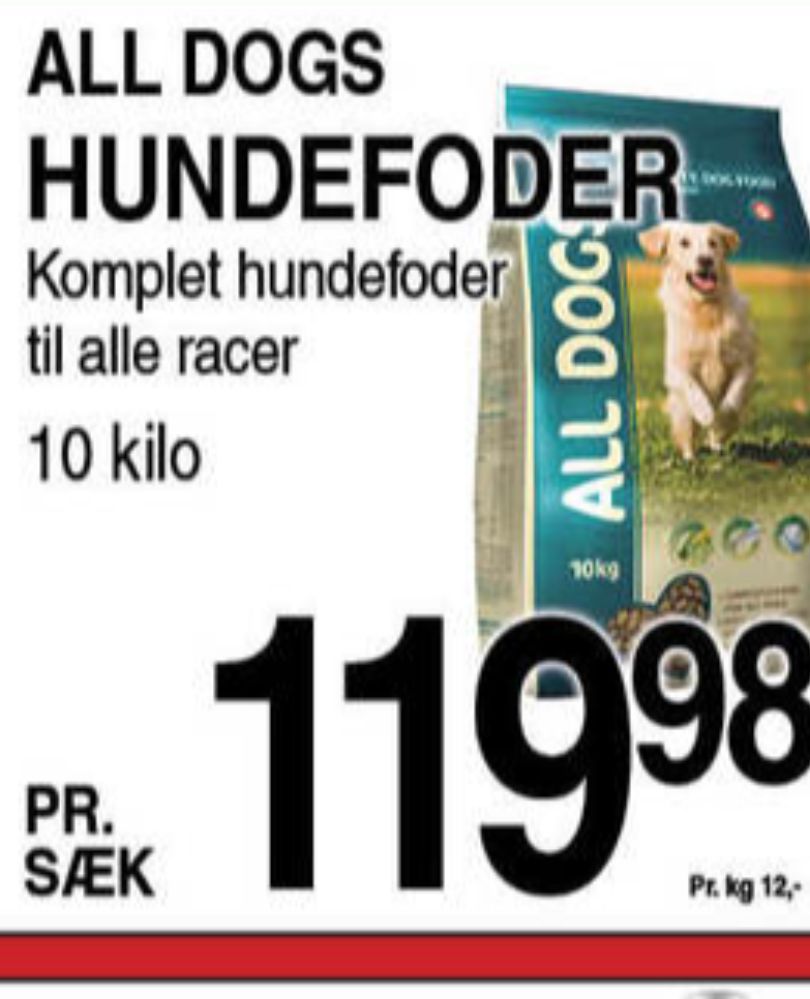 All Dogs Food, Hundefoder