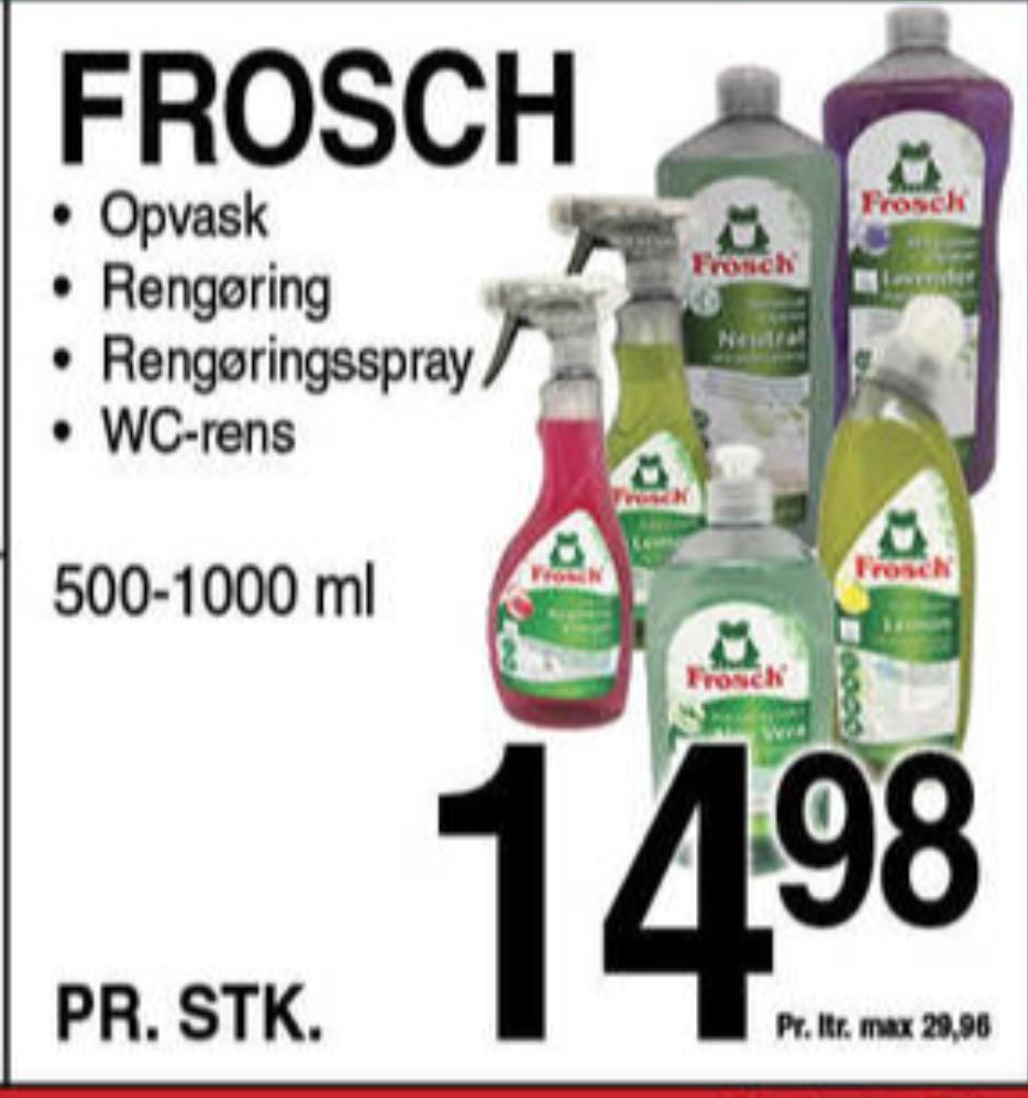 Frosch, WC-rens