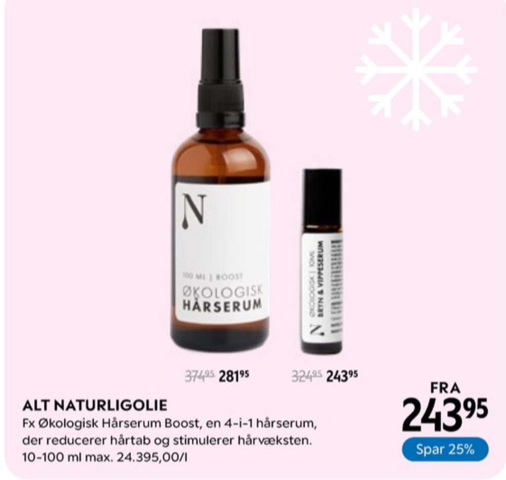 Naturlig, Hårserum