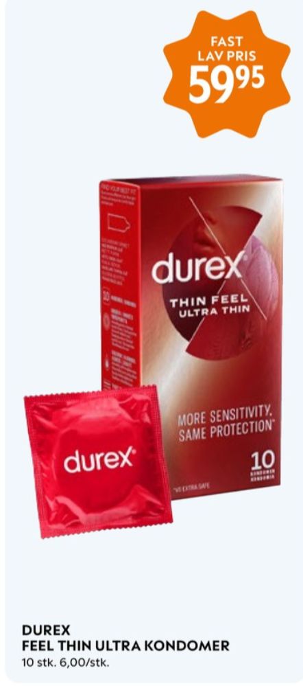 Durex, Kondomer
