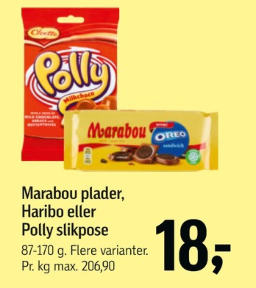 Marabou Oreo, Chokoladeplade 