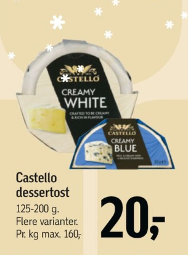 Castello Creamy White, Skimmelost