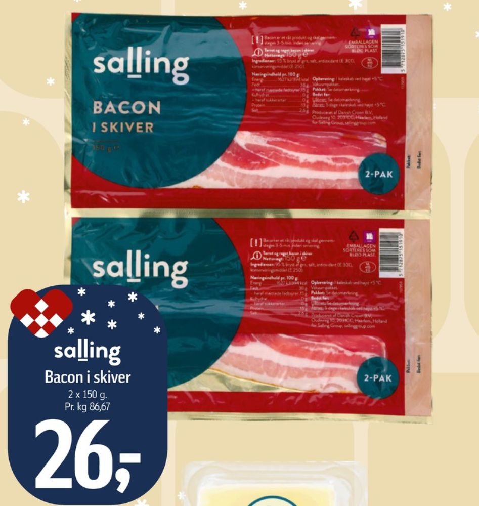 Salling, Baconskiver