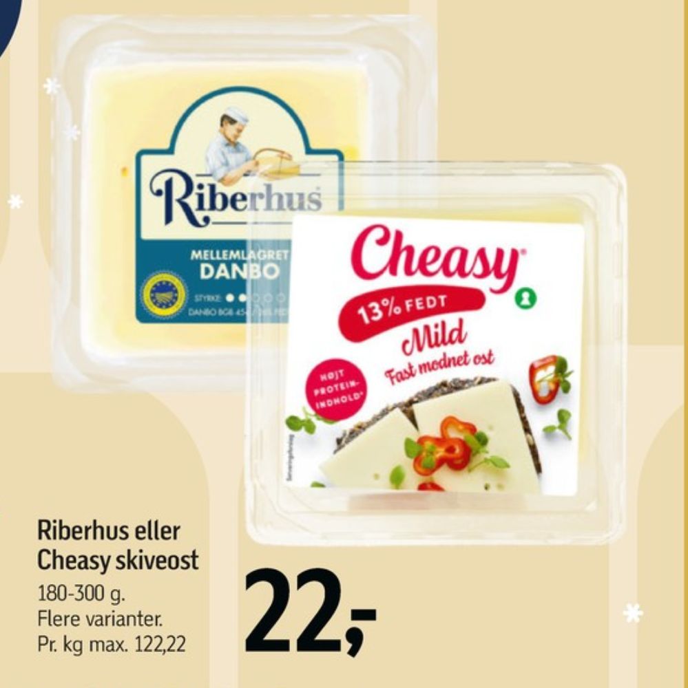 Riberhus, Skiveost Danbo Mellemlagret