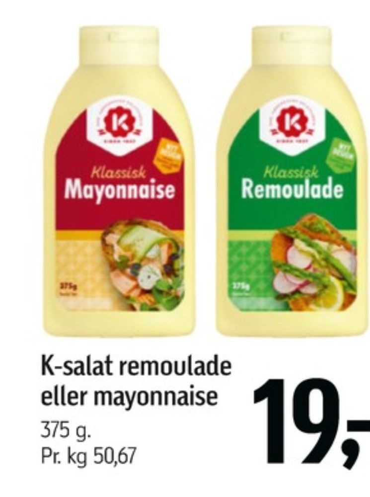 K-salat, Mayonnaise Klassisk
