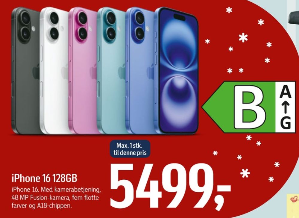 Apple Iphone 16, Mobiltelefon