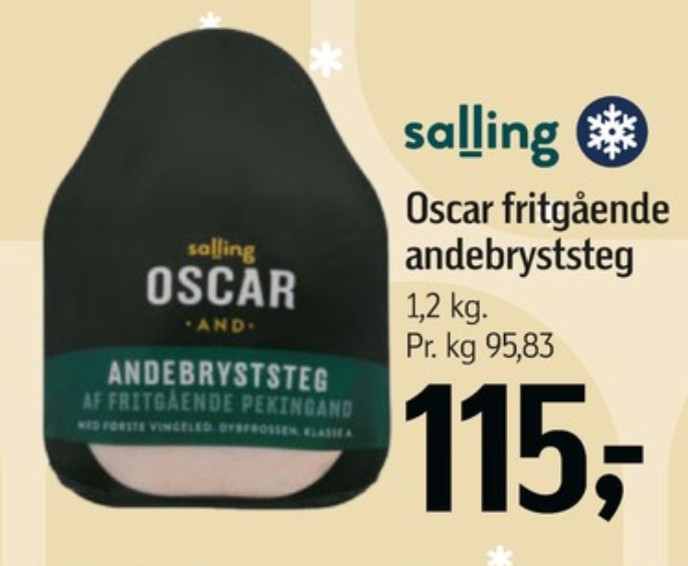 Oscar, Andebryststeg