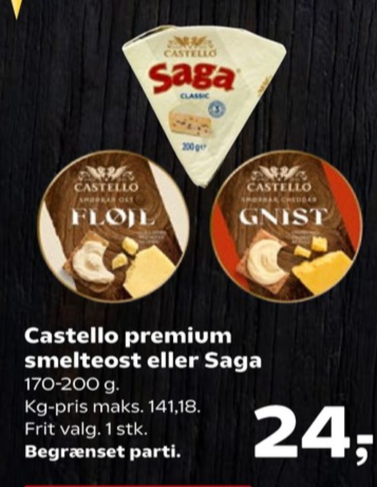 Castello Fløjl, Smøreost