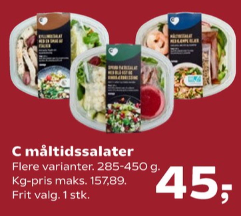 Coop C, Måltidssalat