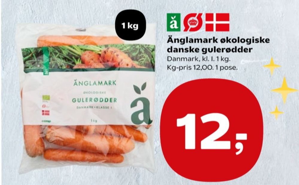 Änglamark, Gulerødder