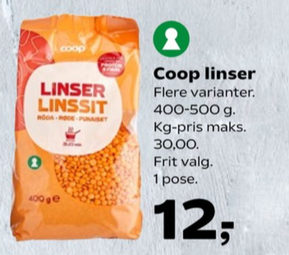 Coop, Linser