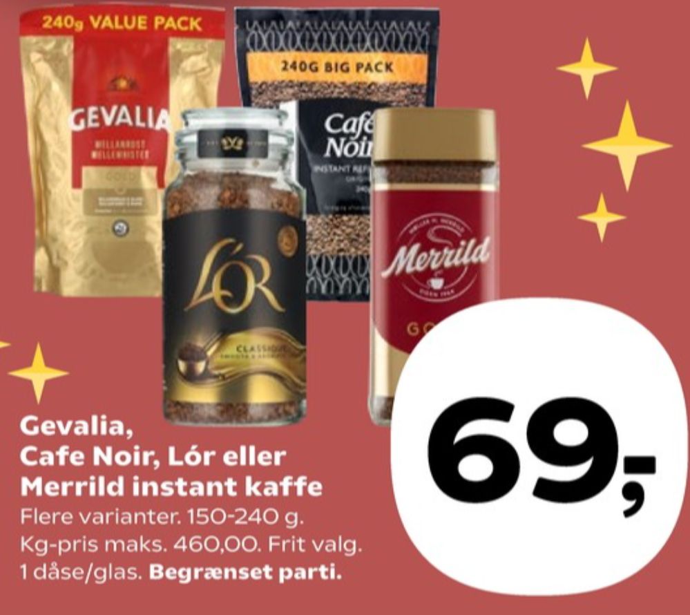 Gevalia Gold, Instant Kaffe