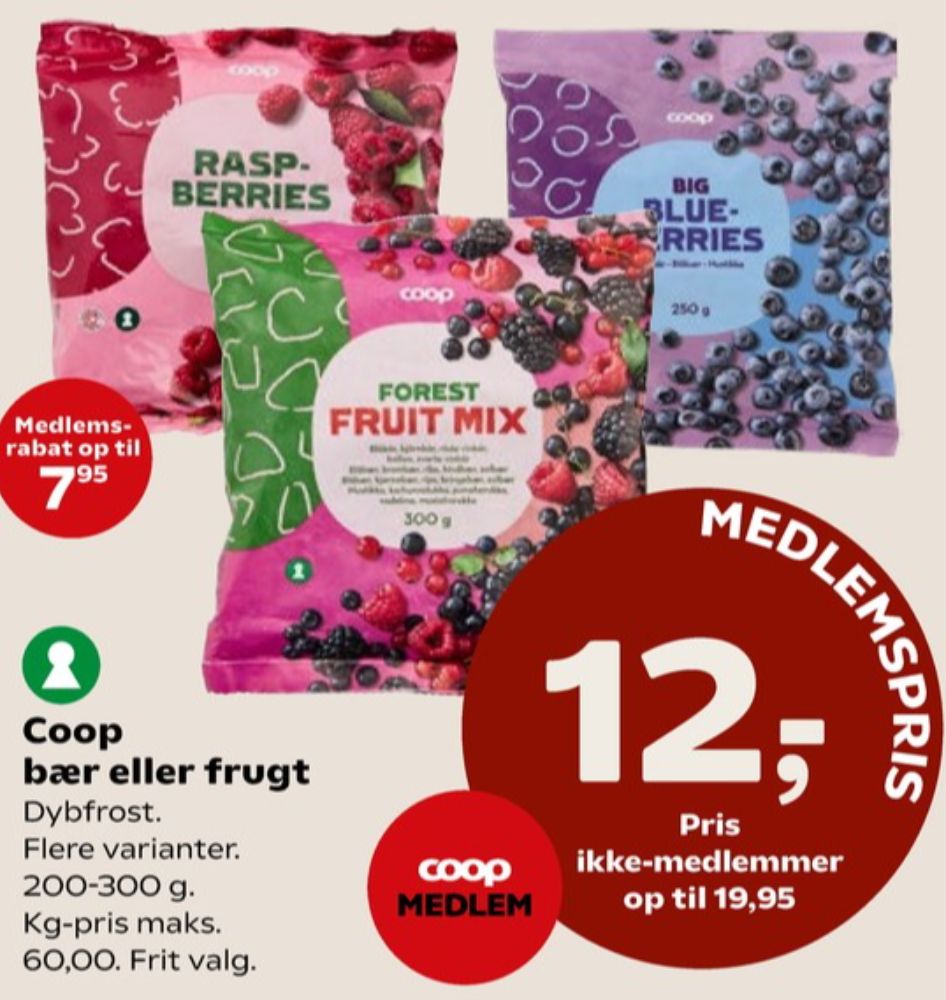 Coop, Bærmix