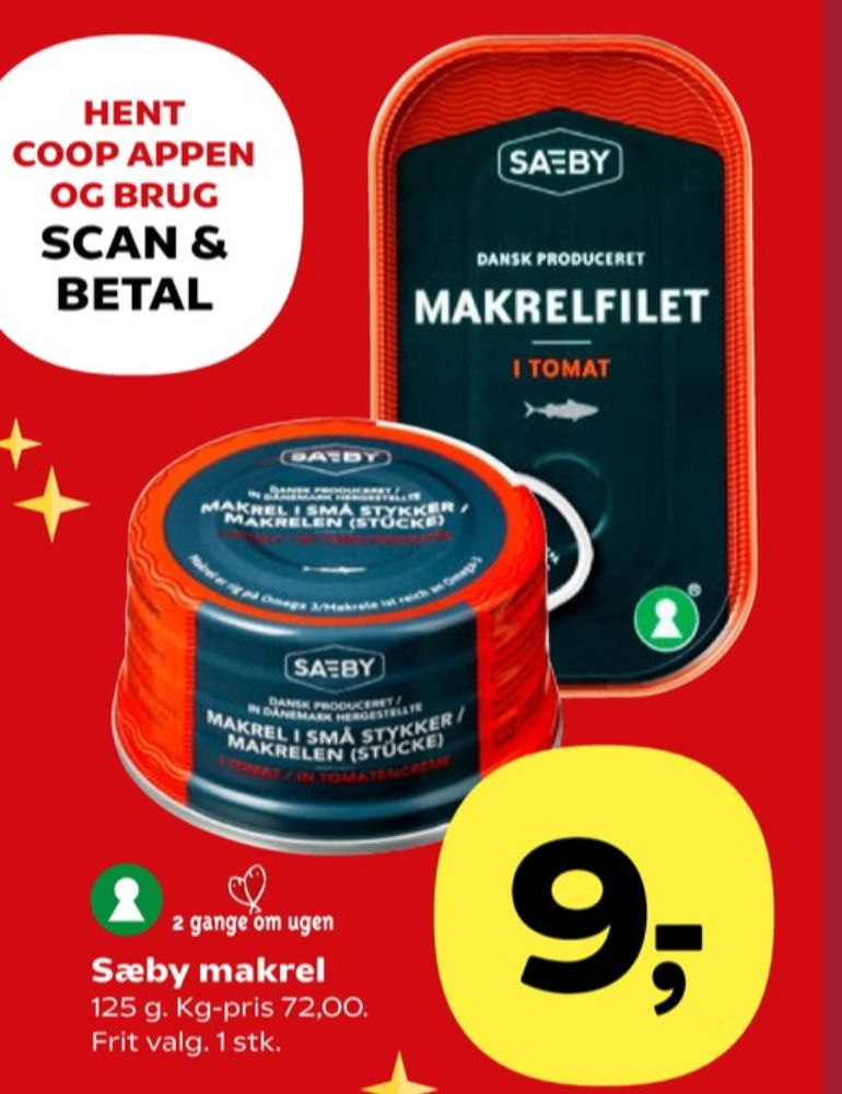 Sæby, Makrelfilet i Tomat
