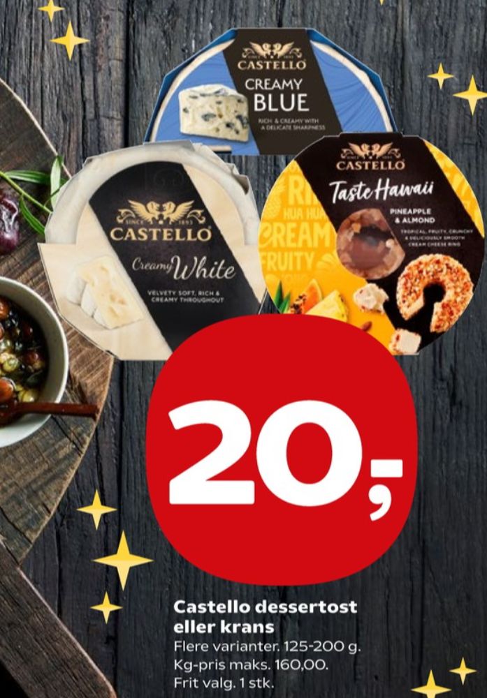 Castello Taste Hawaii, Flødeost