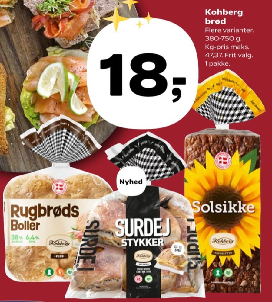 Kohberg, Rugbrødsboller