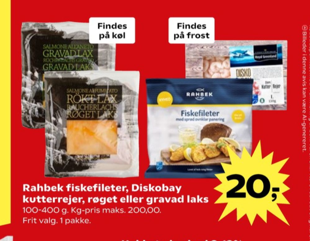 Rahbek, Fiskefileter