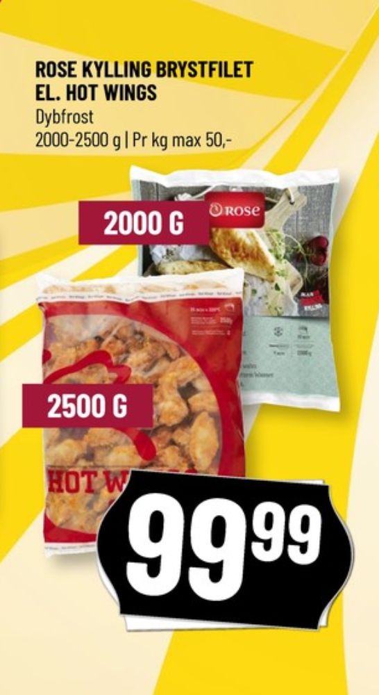 Rose, Kyllingebrystfilet