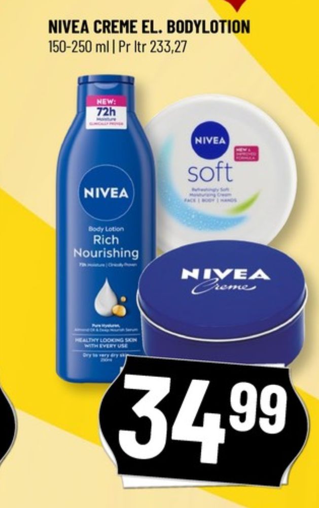 Nivea, Bodycreme