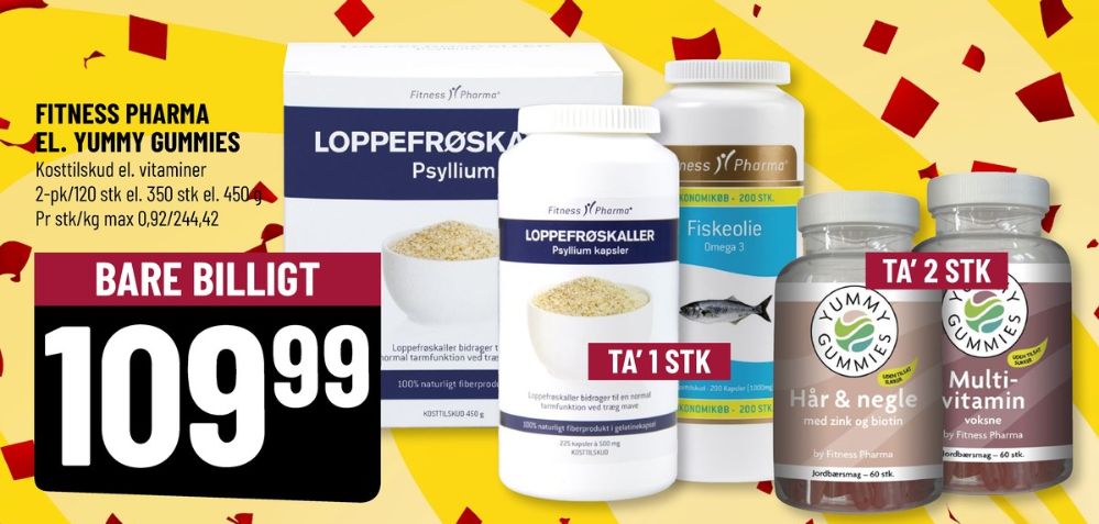 Fitness Pharma, Fiskeolie