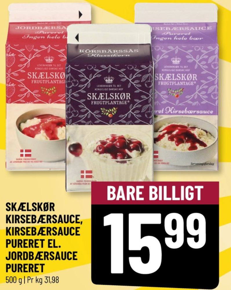Skælskør Frugtplantage, Jordbærsauce