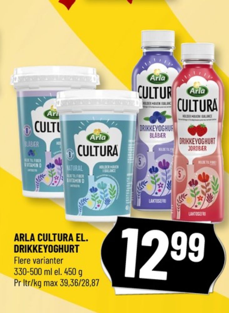 Cultura, Drikkeyoghurt Jordbær