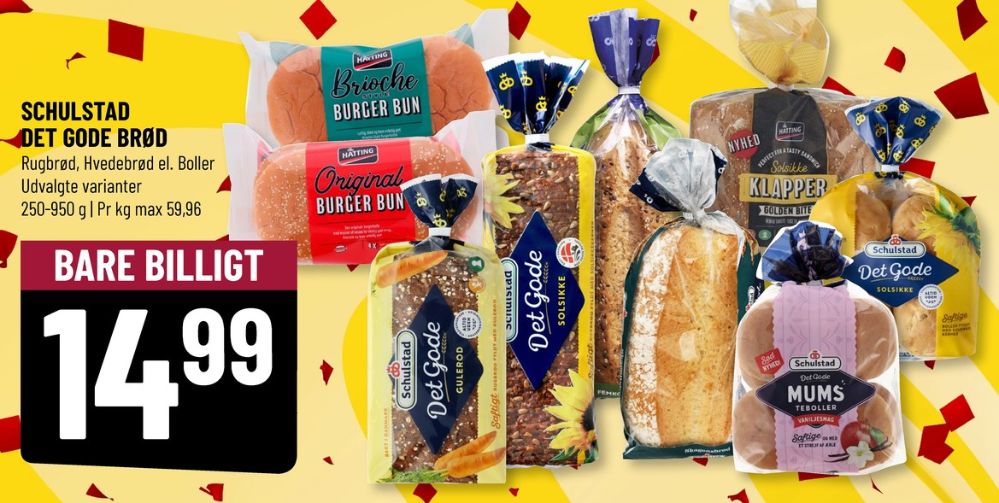 Schulstad Det Gode, Mums Teboller Vaniljesmag