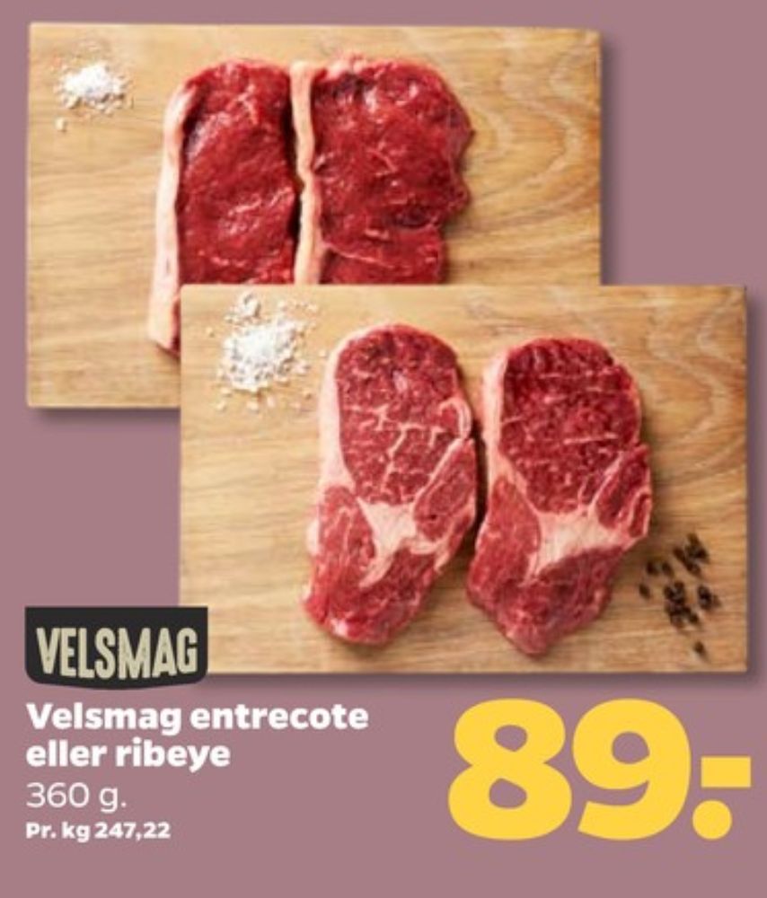 Velsmag, Ribeye