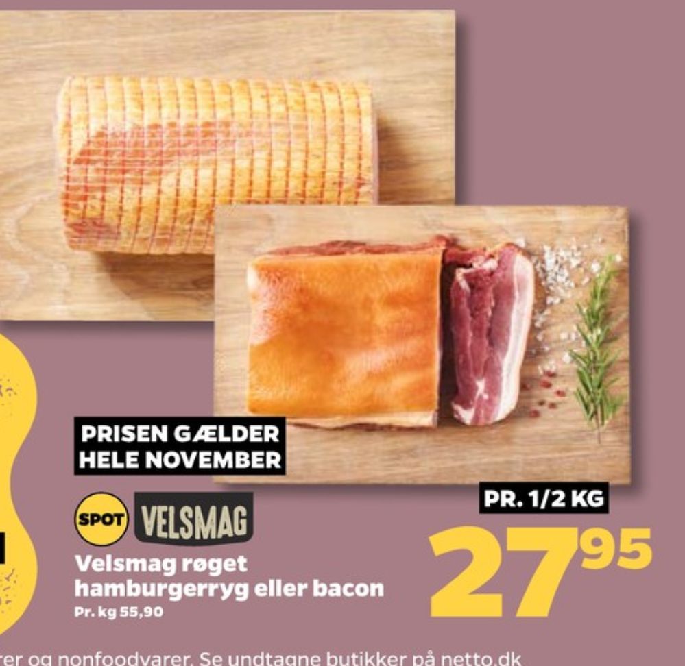 Velsmag, Bacon