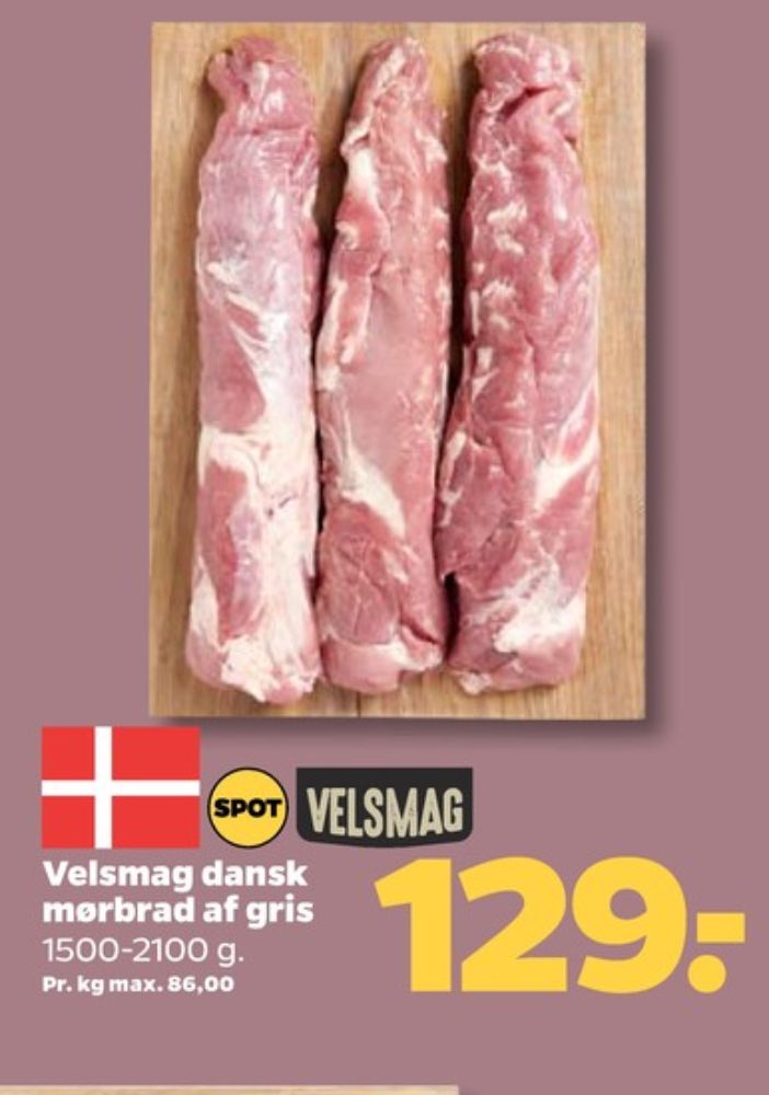 Velsmag, Grisemørbrad
