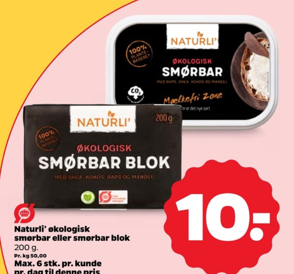 Naturli', Smørbar