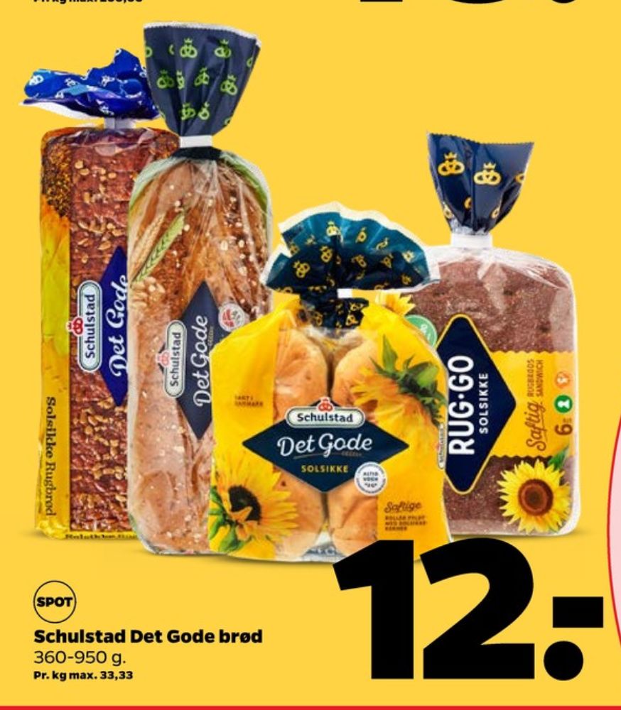 Schulstad Det Gode, Solsikkerugbrød