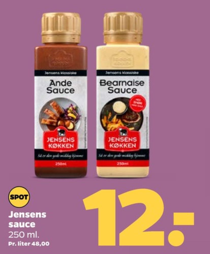 Jensens Køkken, Andesauce