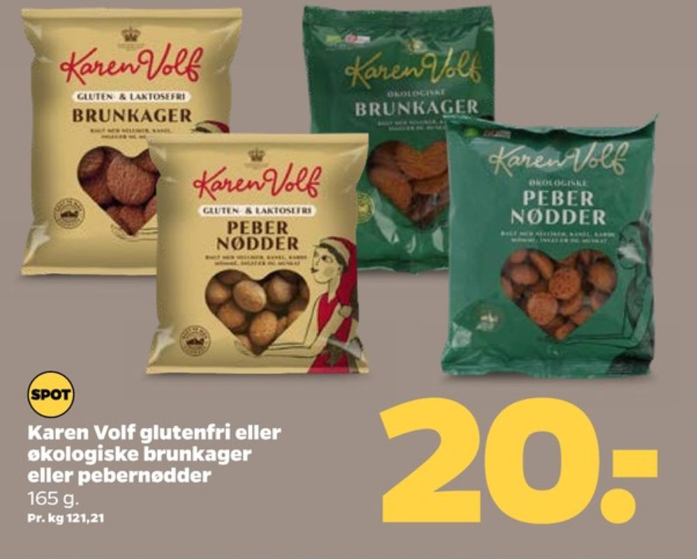 Karen Volf, Brunkager