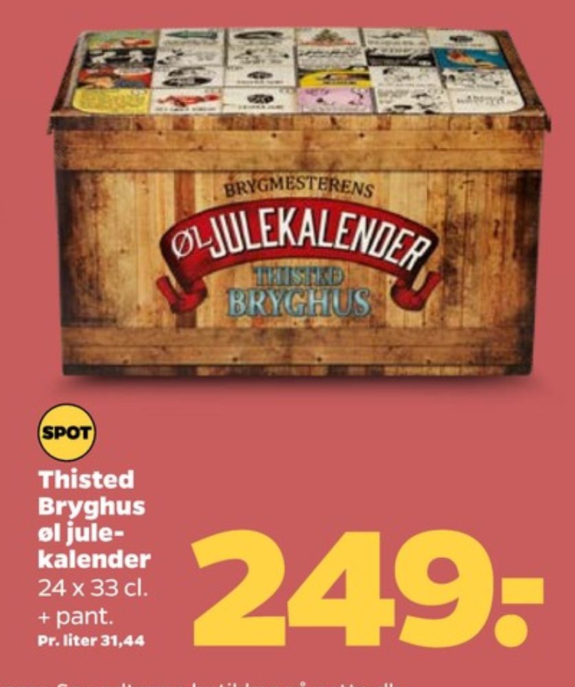 Thisted, Øl-Julekalender