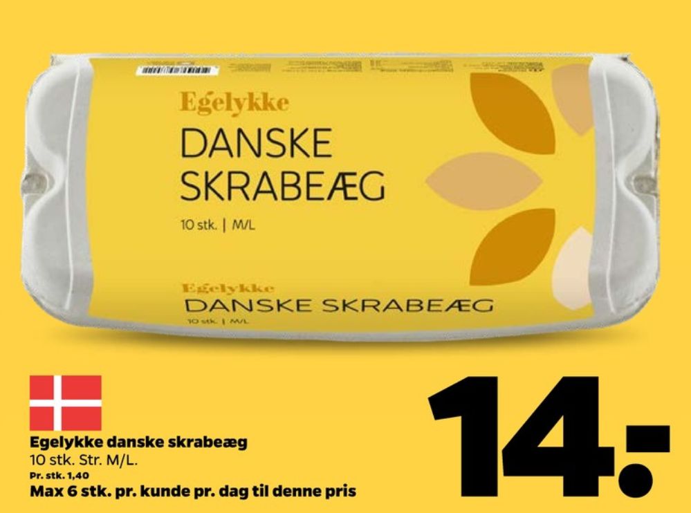 Egelykke, Skrabeæg M/L