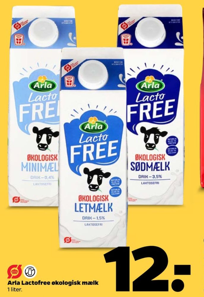 Arla Lacto FREE, Letmælk