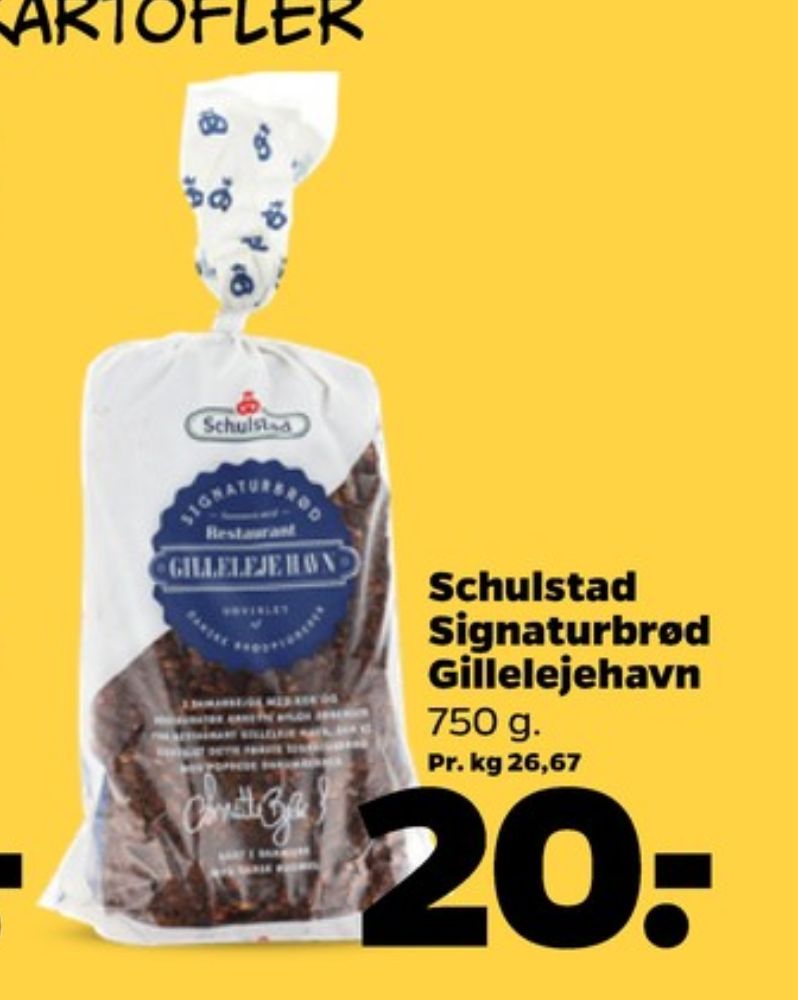 Schulstad Signaturbrød Restaurant Gillelejehavn, Rugbrødsskiver