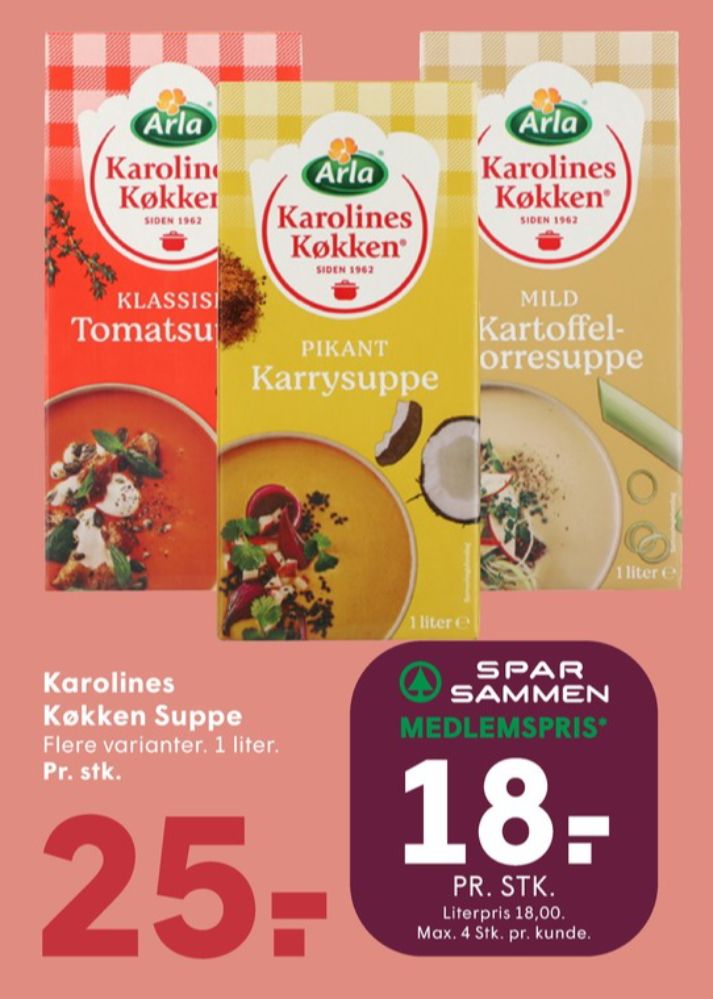 Karolines, Tomatsuppe