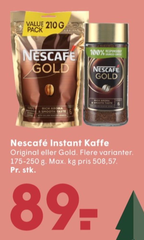 Nescafe Gold, Instant Kaffe