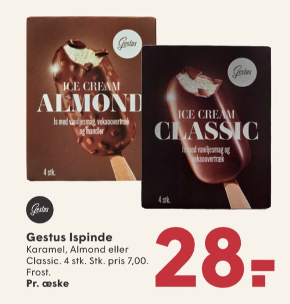 Gestus, Almond ispind