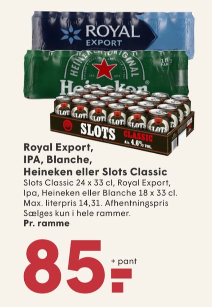 Slots Classic, Øl 24 pk.