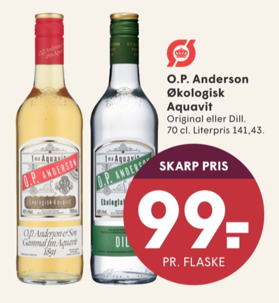 OP Anderson Original, Akvavit