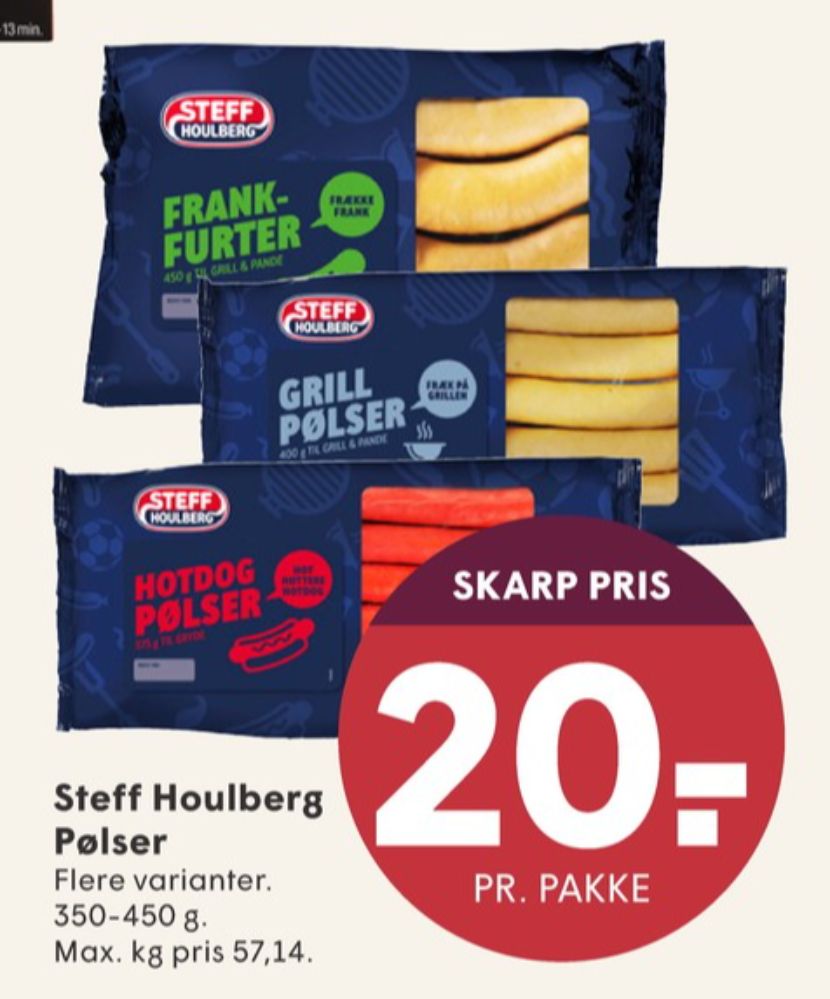 Steff Houlberg, Grillpølser