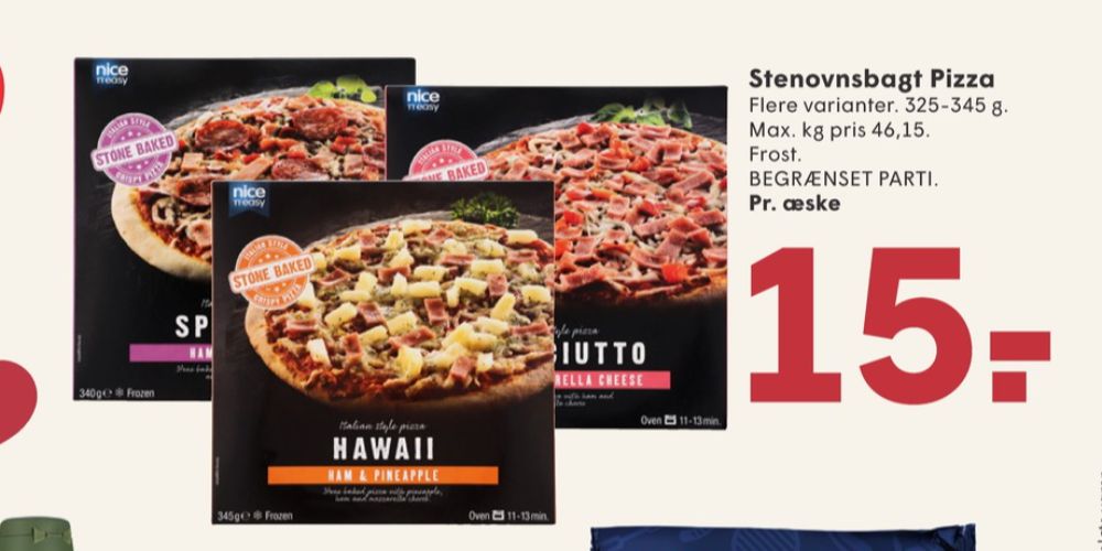 Nice n Easy, Prosciutto Pizza