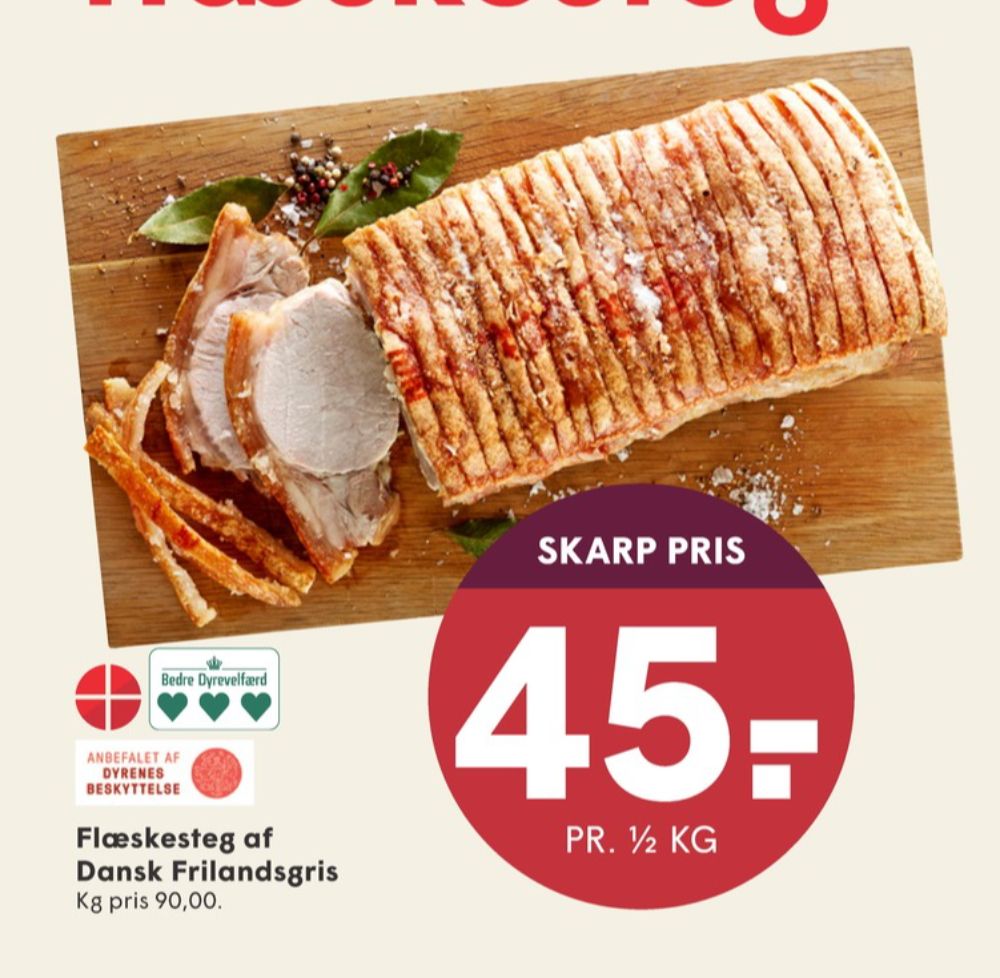 FRILAND Frilandsgris, Flæskesteg