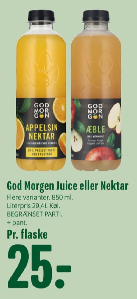 GodMorgen, Æblejuice